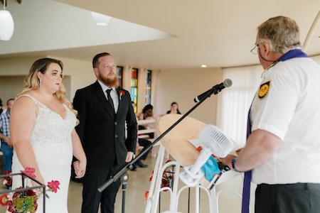Wedding ceremony by Dr. Gerrit Rademeyer in Suurbraak