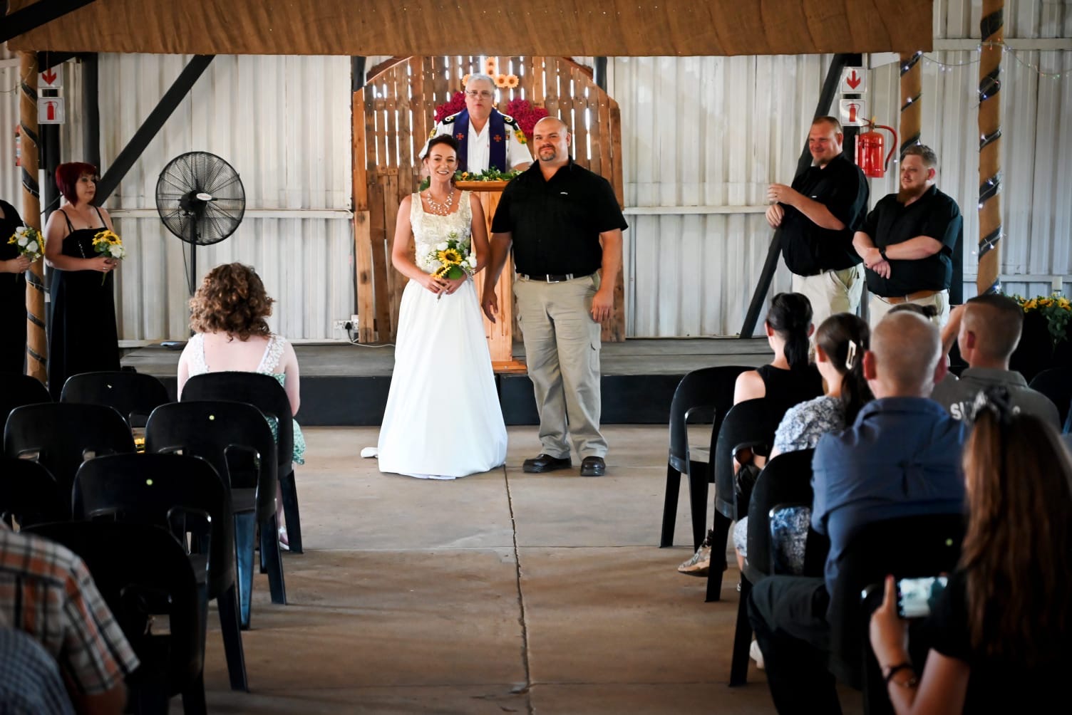 Wedding ceremony by Dr. Gerrit Rademeyer in Suurbraak